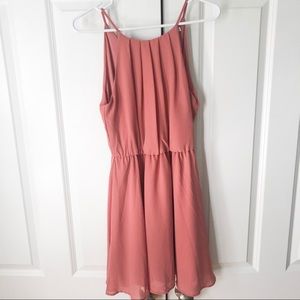 Lush Halter A-Line Dress